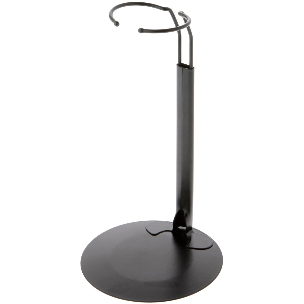Plymor DSP-70B Black Adjustable Doll Stand, fits 12, 13, 14, 15, 16, and 17 inch Dolls or Action Figures, Waist is 2.25" - 2.75" wide, 6" - 8" around